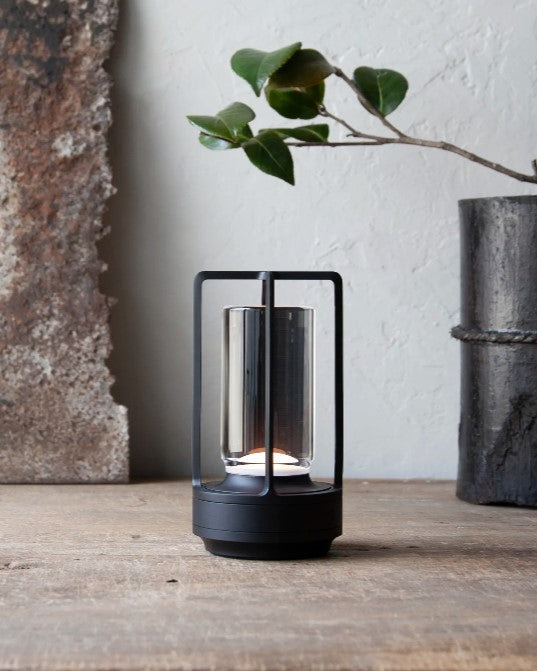 Smart-Touch Crystal Lantern Black